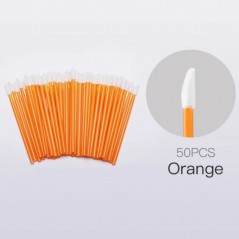 Mini aplicatoare, betisoare Lip Brush pentru aplicare extensii gene - 50 buc
