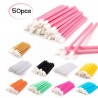 Mini aplicatoare, betisoare Lip Brush pentru aplicare extensii gene - 50 buc
