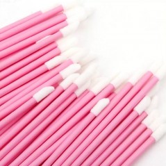 Mini aplicatoare, betisoare Lip Brush pentru aplicare extensii gene - 50 buc