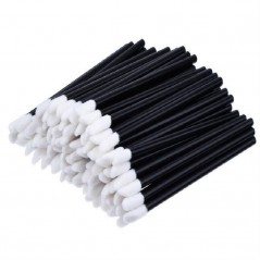 Mini aplicatoare, betisoare Lip Brush pentru aplicare extensii gene - 50 buc