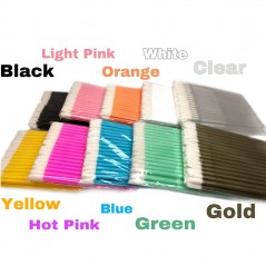 Mini applicators, Lip Brush sticks for applying eyelash extensions - 50 pcs