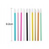 Mini aplicatoare, betisoare Lip Brush pentru aplicare extensii gene - 50 buc