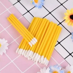 Mini applicators, Lip Brush sticks for applying eyelash extensions - 50 pcs