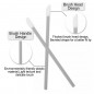 Mini aplicatoare, betisoare Lip Brush pentru aplicare extensii gene - 50 buc