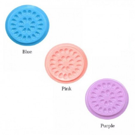 Suport pentru adeziv extensii gene, floare, 10 buc