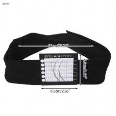 Magnetic headband with 4 magnetic pallets for eyelash extensions