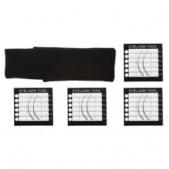 Suport magnetic cu 4 palete magnetice pentru aplicarea extensiilor de gene