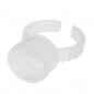 Inel transparent de unica folosinta, 13mm adanc pentru adeziv, pentru extensii gene