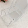 Organizator Magic Box transparent cu 9 palete lungi pentru extensii gene, depozitare extensii gene si palete magnetice