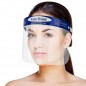 Plastic face shield, anti-fog