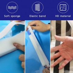 Plastic face shield, anti-fog