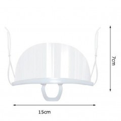 Maschera protettiva - plastica trasparente