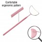 Luna Mirror for eyelashes, Mini-mirror for eyelash extensions, Pink