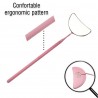 Luna Mirror for eyelashes, Mini-mirror for eyelash extensions, Pink