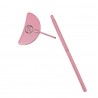 Luna Mirror for eyelashes, Mini-mirror for eyelash extensions, Pink