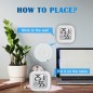 Mini digital thermometer, for measuring humidity and temperature, Digital hygrometer