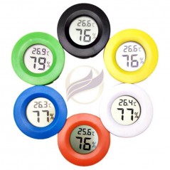 Mini Termometru digital, Rotund, pentru măsurat umiditatatea și temperatura, Higrometru digital, 4.5 cm
