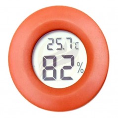 Mini Termometru digital, Rotund, pentru măsurat umiditatatea și temperatura, Higrometru digital, 4.5 cm