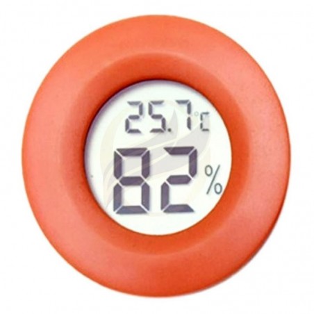 Mini Termometru digital, Rotund, pentru măsurat umiditatatea și temperatura, Higrometru digital, 4.5 cm
