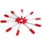 Pennarello per extension ciglia, Rosso, Penna per annotare le lunghezze sull'Eyepad