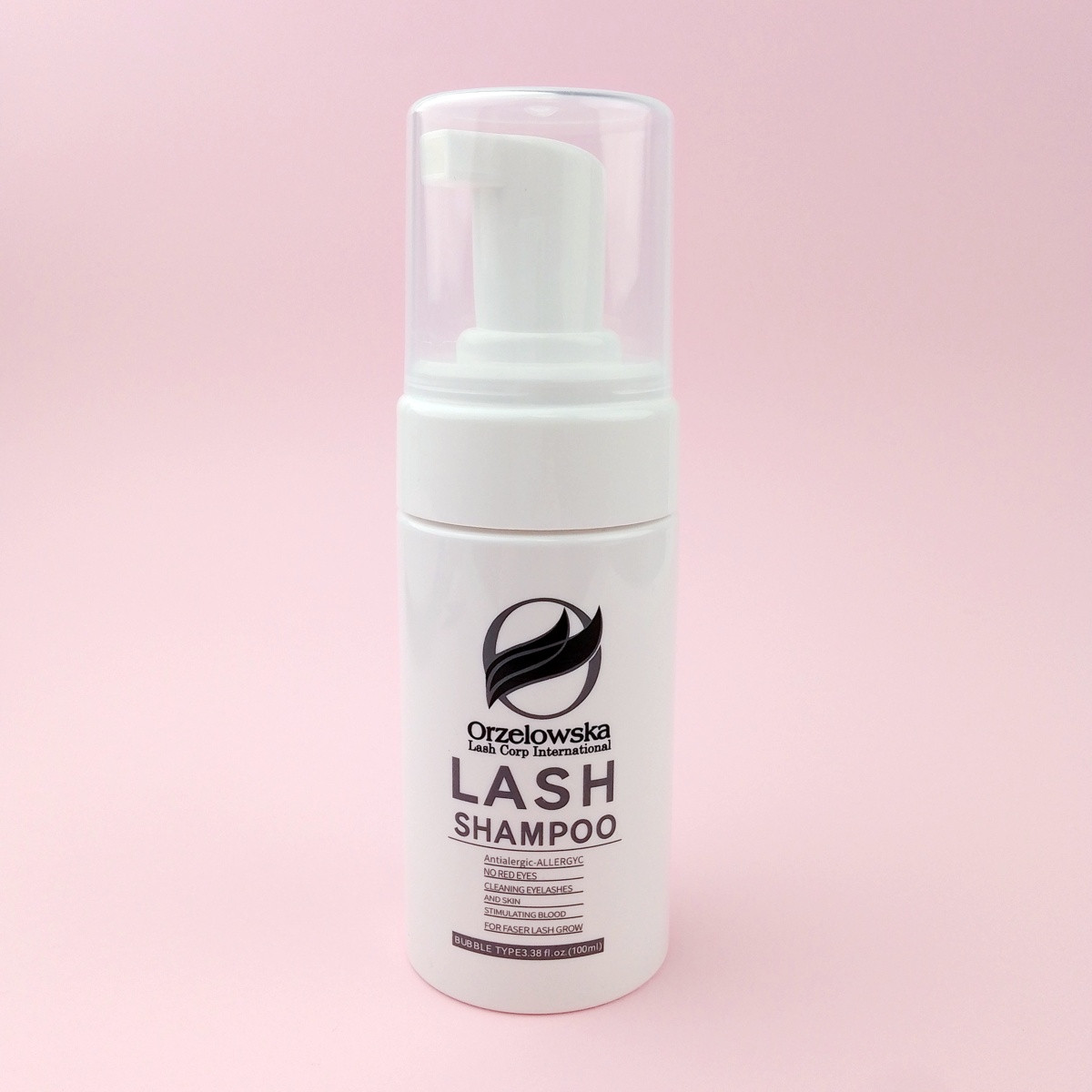 Espuma limpiadora anti-alérgica de 100 ml por botella, para extensiones de pestañas