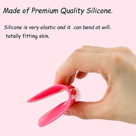 Silicon support pad for the head, silicone support for eyelash extensions