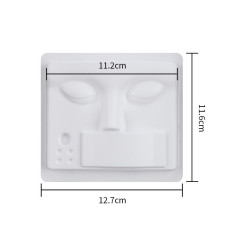 Practice Mask Mannequin, with place for adhesive holder and dust cover