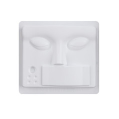 Practice Mask Mannequin, with place for adhesive holder and dust cover