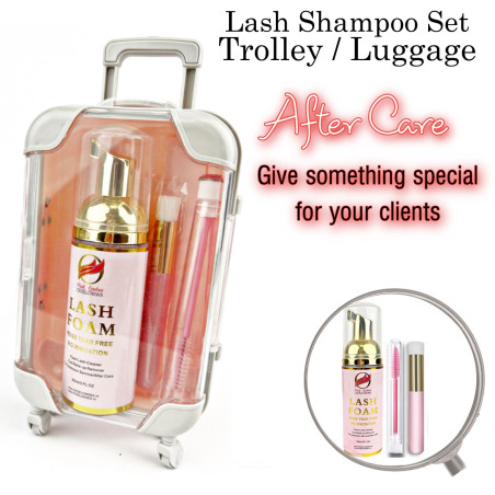 Set Spuma After-care set Trolley, Lash foam - cadou pentru clienți tai