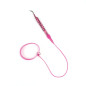 Pulsera de silicona rosa para la protección de las pinzas, extensiones de pestañas