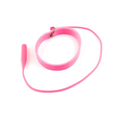 Bratara pentru pensete din Silicon, roz, bratara pentru protectie pensete extensii gene
