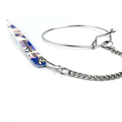 Metal bracelet for tweezers, bracelet for eyelash tweezer's protection