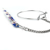 Metal bracelet for tweezers, bracelet for eyelash tweezer's protection