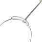 Metal bracelet for tweezers, bracelet for eyelash tweezer's protection