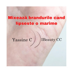 0.12 CC- Extensii gene iBeauty premium, individuale, Mink