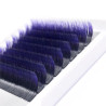 B,C,D,L 0.07 Extension ciglia Ombre Blossom, nero-malva, per volume