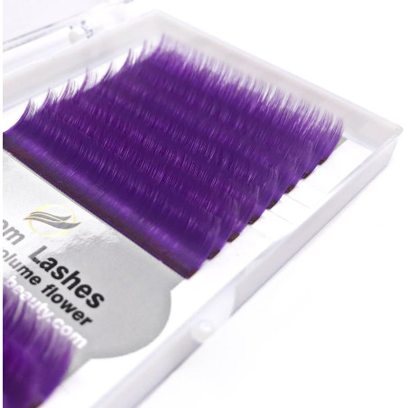 B,C,D,L 0.07 Extension ciglia Blossom, malva, 0.07, per volume, Easy Fan
