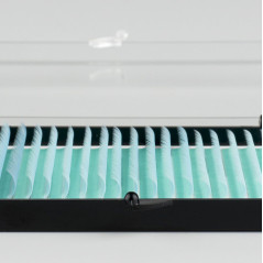 D 0.10 SKY BLUE-ALB - Extensii gene iBeauty