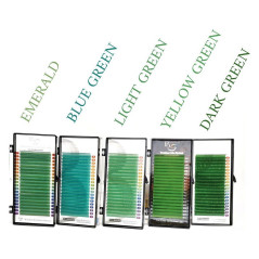 D 0.10 verde inchis - Extensii gene iBeauty