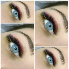 D 0.10 viola - Extension ciglia iBeauty