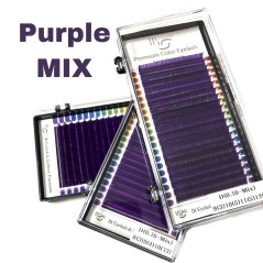 D 0.10 viola - Extension ciglia iBeauty