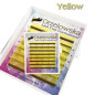 CC 0.07 Color Lashes, Yellow, eyelash extensions, tray with 8 lines, Orzelowska