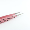 Tweezer JA 90, pink with eyelashes - straight for separation