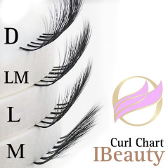 Gene cu sclipici argintii, iBeauty, Premium Glitter, D 0.18, 13 mm