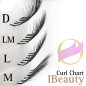 Gene cu sclipici argintii, iBeauty, Premium Glitter, D 0.18, 13 mm