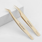 Nagaraku N-02-2 Straight Tweezer, for eyelash extensions