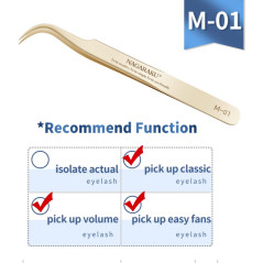 Nagaraku M-01 Tweezer, for eyelash extensions