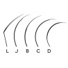 0.05 B - Eyelash extension Yassine 1:1 Premium, 20 lines