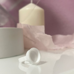 White 15mm Ring