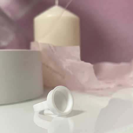 White 15mm Ring